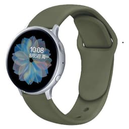 image-Suitable For Galaxy Active 2 Reverse Buckle Silicone Strap 20 22mm Sports Inner Buckle Strap