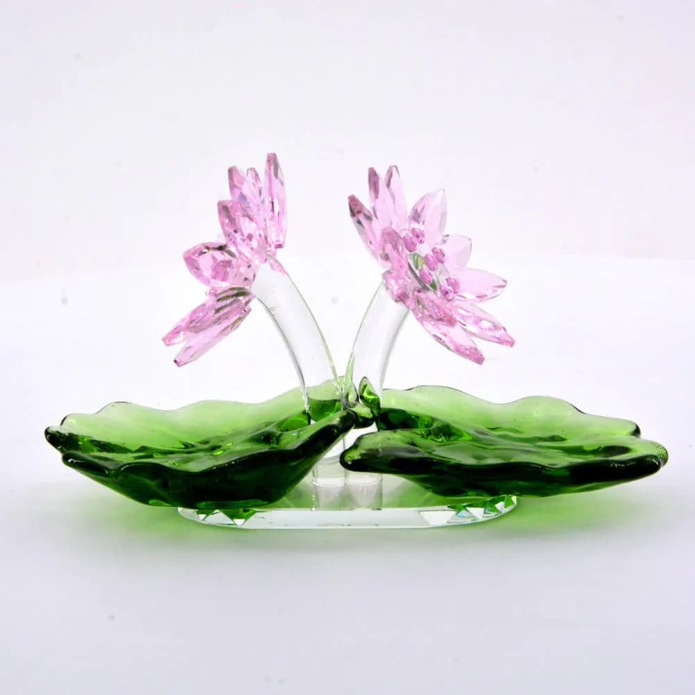 image-Mushroom Crafts Pineapple Goldfish Flower Pot Swan Butterfly Pig Crystal Ornaments