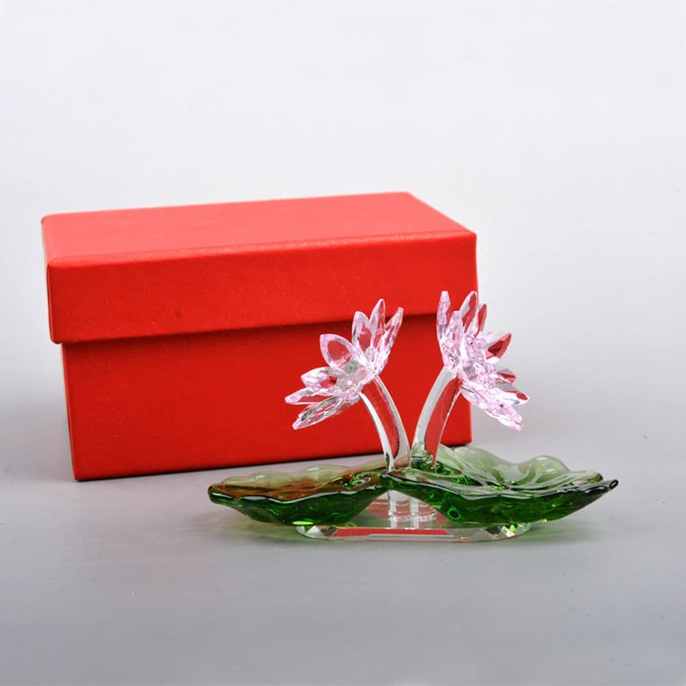 image-Mushroom Crafts Pineapple Goldfish Flower Pot Swan Butterfly Pig Crystal Ornaments