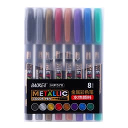 image-Metallic Craft Pen Greeting Card Album