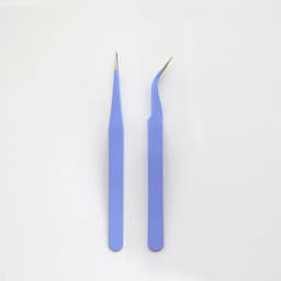 image-Stainless Steel Tweezers Macaron Colored Handbook And Paper Tape