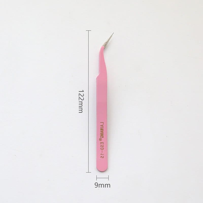 image-Stainless Steel Tweezers Macaron Colored Handbook And Paper Tape