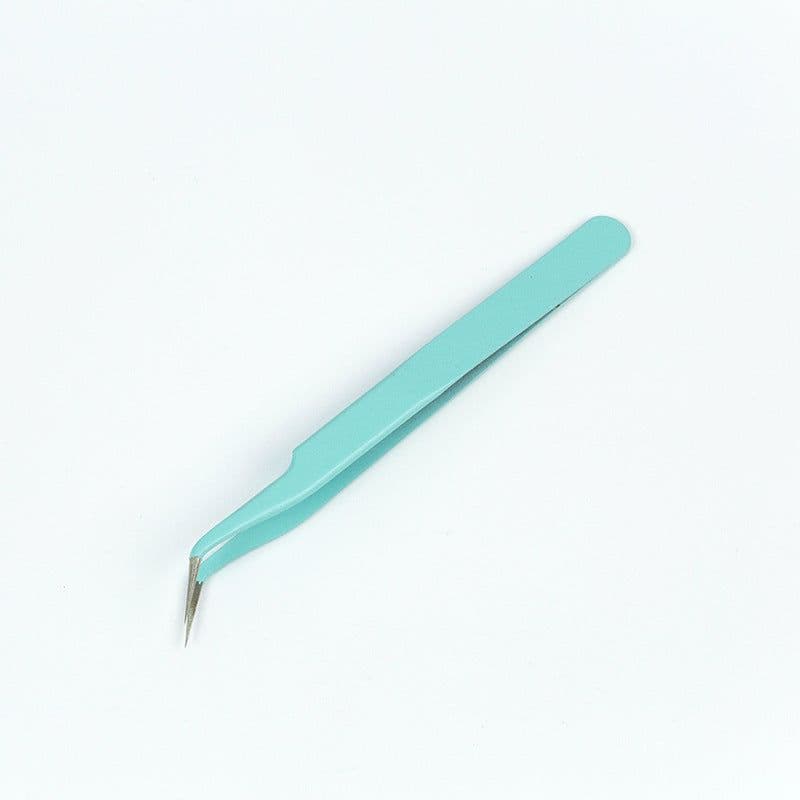 image-Stainless Steel Tweezers Macaron Colored Handbook And Paper Tape
