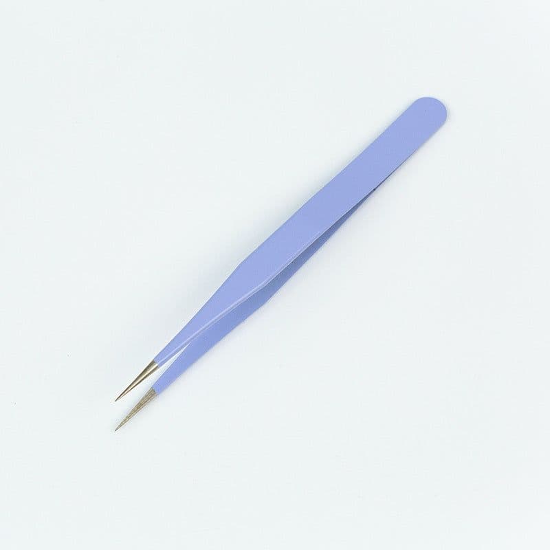 image-Stainless Steel Tweezers Macaron Colored Handbook And Paper Tape