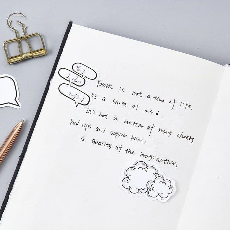 image-Momo Original Boxed Stickers Hand Account Dialog DIY Decoration Stickers