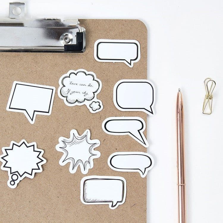 image-Momo Original Boxed Stickers Hand Account Dialog DIY Decoration Stickers
