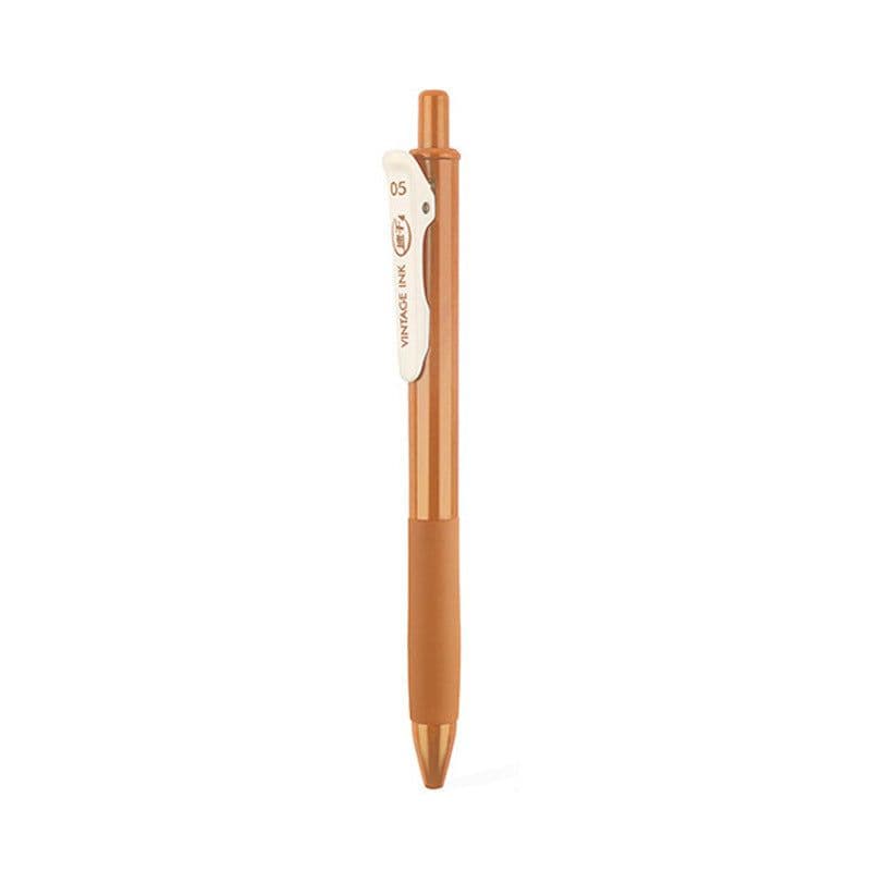 image-Retro Color Gel Pen Set Student Stationery