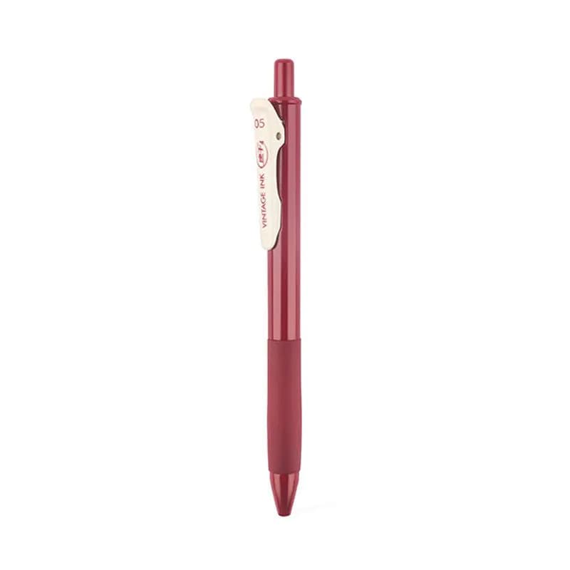 image-Retro Color Gel Pen Set Student Stationery