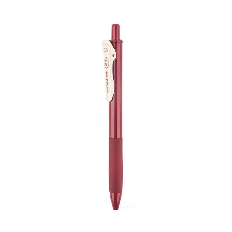 image-Retro Color Gel Pen Set Student Stationery