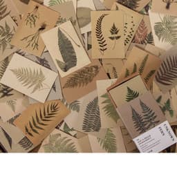 image-100 Pieces Of Retro Small Book Double-sided Notes Mini Card Account