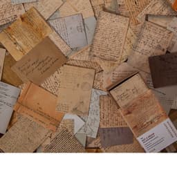 image-100 Pieces Of Retro Small Book Double-sided Notes Mini Card Account