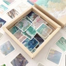 image-200 Pc Box Set Washi Paper Stickers Stationery Diary Decoration