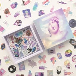 image-200 Pc Box Set Washi Paper Stickers Stationery Diary Decoration