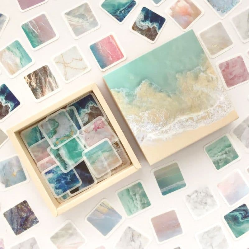 image-200 Pc Box Set Washi Paper Stickers Stationery Diary Decoration