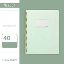 image-Morandi Color A4 File Book Coil Interstitial Information Folder Bag