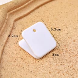 image-Simple Square Japanese Cute Plastic Photo Note Holder