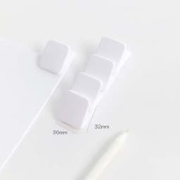 image-Simple Square Japanese Cute Plastic Photo Note Holder