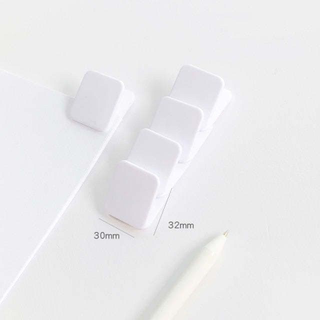 image-Simple Square Japanese Cute Plastic Photo Note Holder