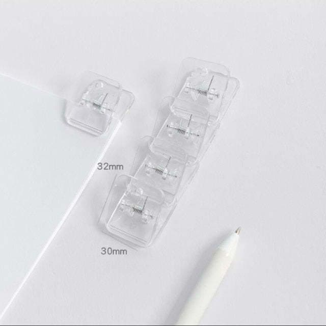 image-Simple Square Japanese Cute Plastic Photo Note Holder