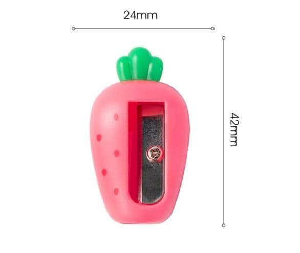 image-Fruit And Vegetable Shape Small Mini Pencil Sharpener Small And Portable