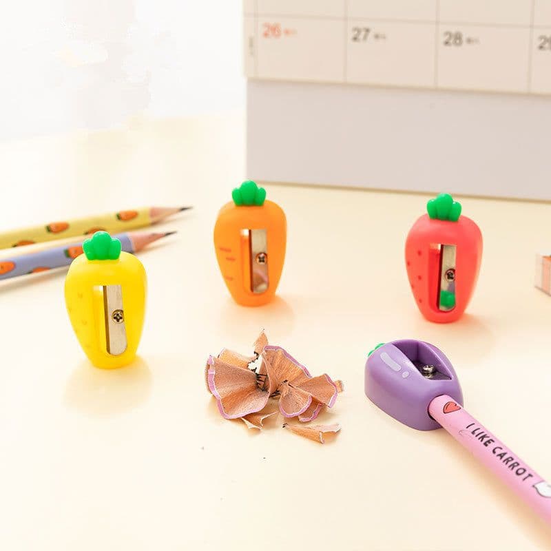 image-Fruit And Vegetable Shape Small Mini Pencil Sharpener Small And Portable