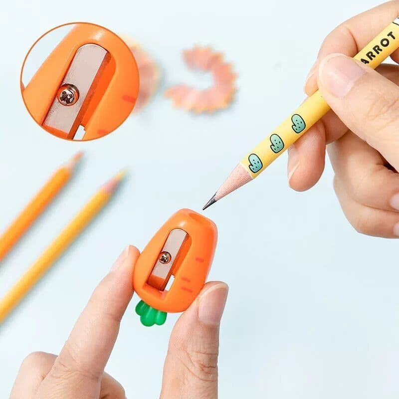 image-Fruit And Vegetable Shape Small Mini Pencil Sharpener Small And Portable