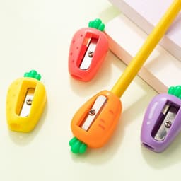 image-Fruit And Vegetable Shape Small Mini Pencil Sharpener Small And Portable