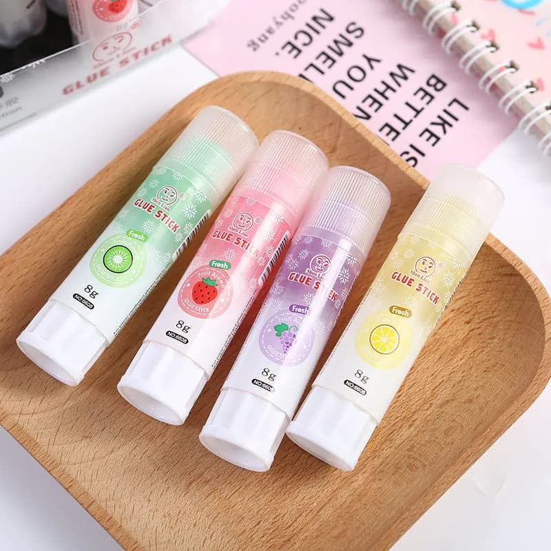 image-Jelly Color Fruit Fragrance Student Handmade Solid Glue
