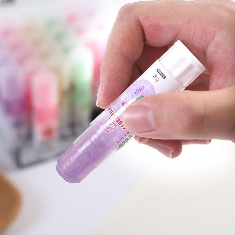 image-Jelly Color Fruit Fragrance Student Handmade Solid Glue