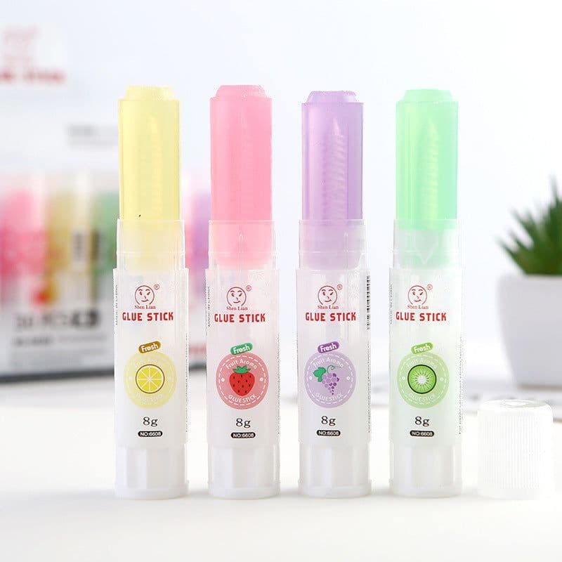 image-Jelly Color Fruit Fragrance Student Handmade Solid Glue