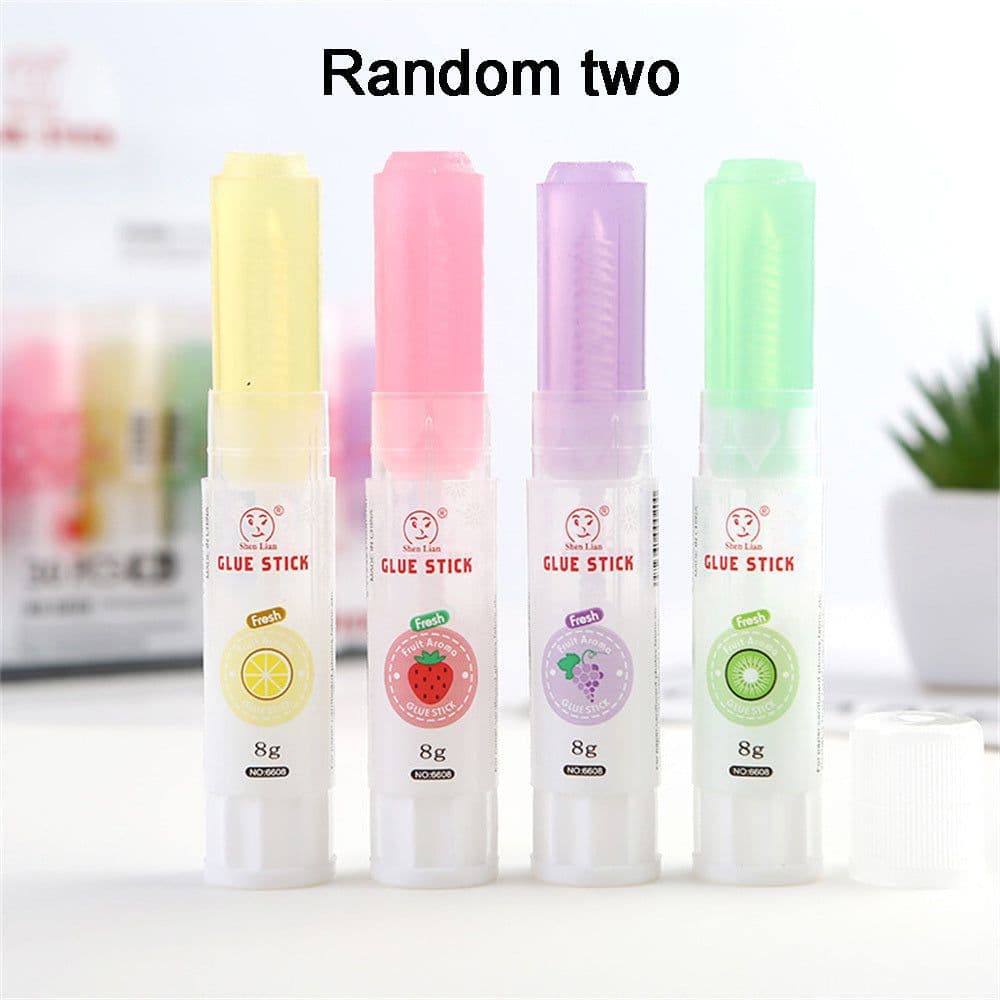 image-Jelly Color Fruit Fragrance Student Handmade Solid Glue