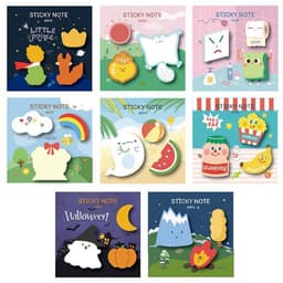 image-Halloween Spooky Pumpkin Pattern Post-it Notes