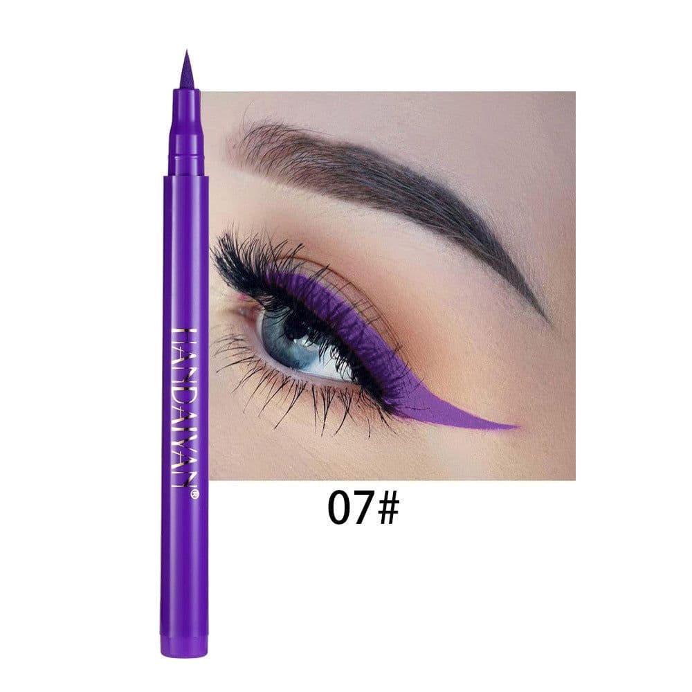 image-DIY Color Painting Is Not Easy To Smudge Matte Eyeliner