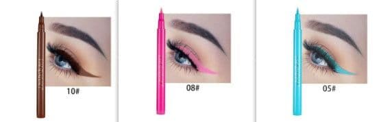 image-DIY Color Painting Is Not Easy To Smudge Matte Eyeliner