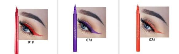 image-DIY Color Painting Is Not Easy To Smudge Matte Eyeliner