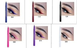 image-DIY Color Painting Is Not Easy To Smudge Matte Eyeliner