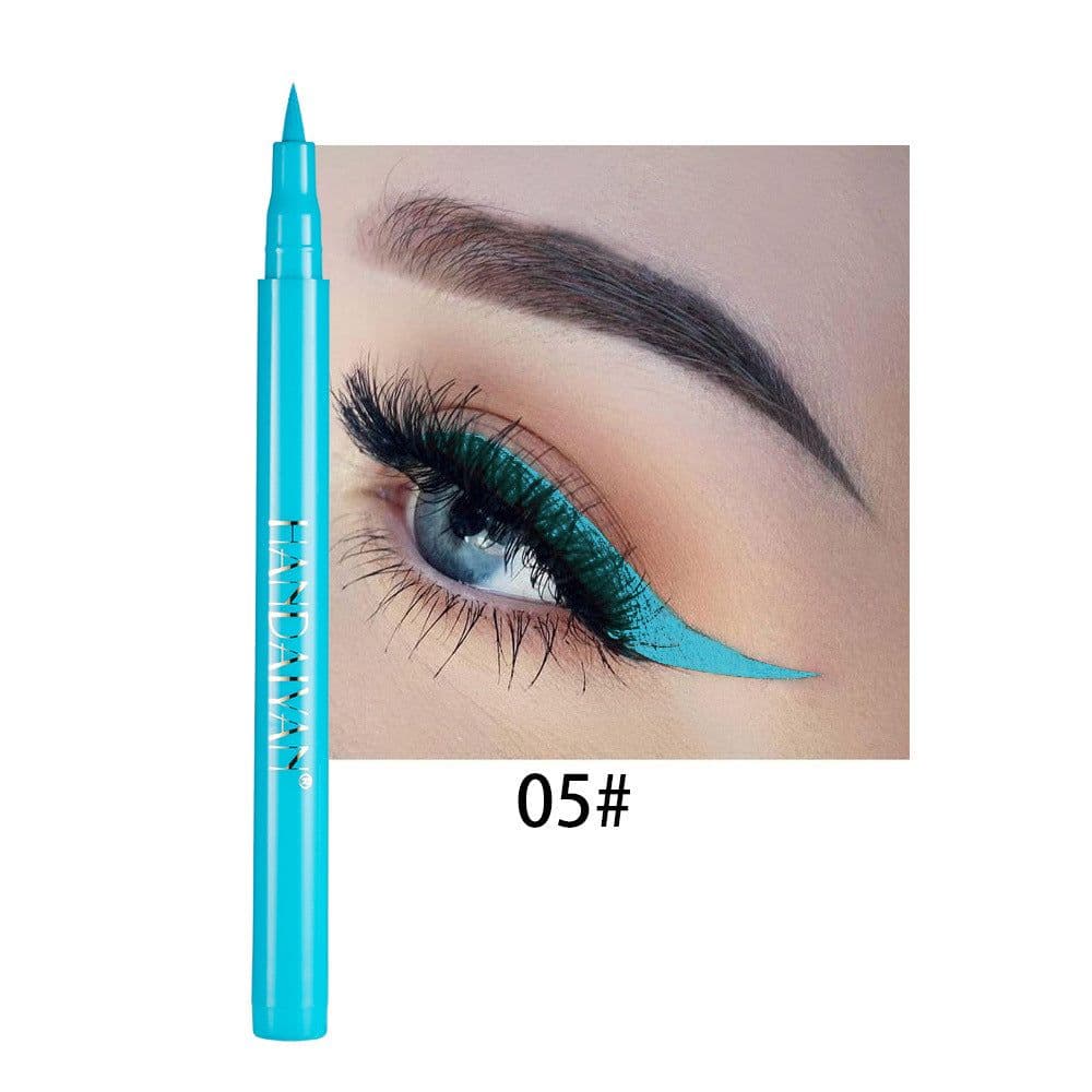 image-DIY Color Painting Is Not Easy To Smudge Matte Eyeliner