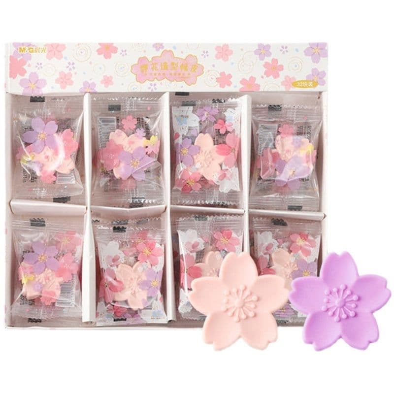 image-Student Cherry Blossom Eraser Leaves No Marks And No Debris