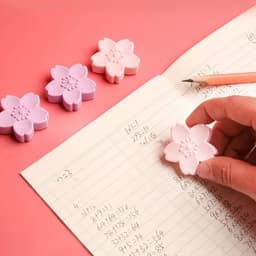 image-Student Cherry Blossom Eraser Leaves No Marks And No Debris
