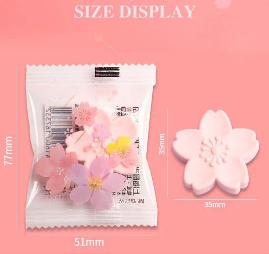 image-Student Cherry Blossom Eraser Leaves No Marks And No Debris