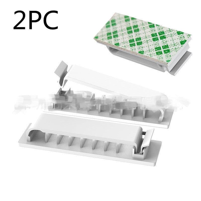 image-Home Portable Storage Cable Organizer Fixing Clip