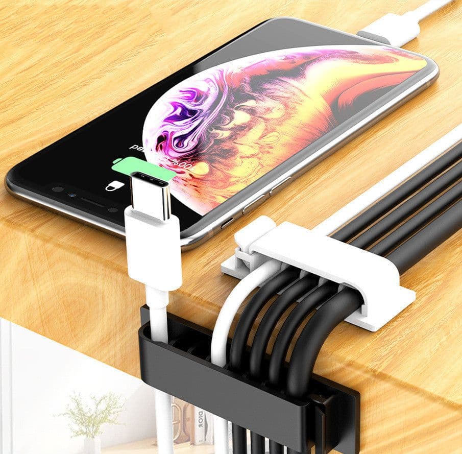 image-Home Portable Storage Cable Organizer Fixing Clip