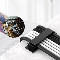 image-Home Portable Storage Cable Organizer Fixing Clip