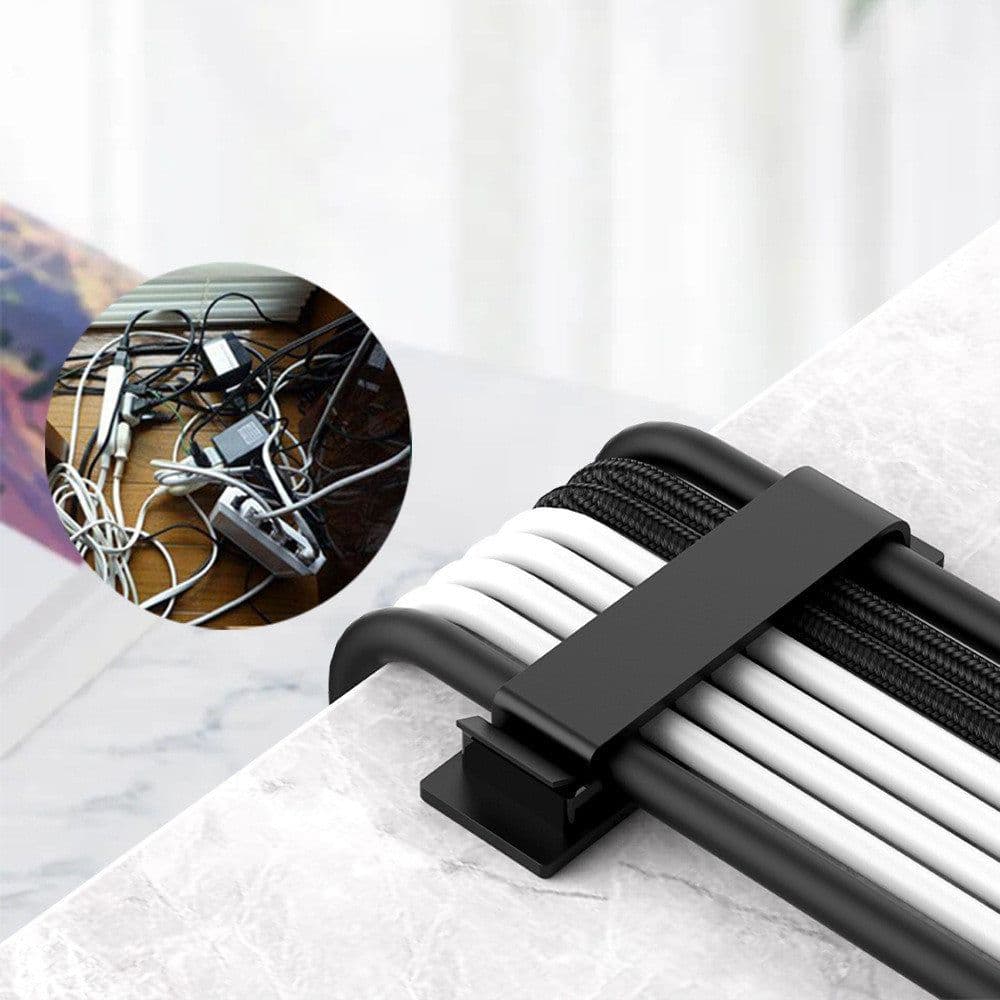 image-Home Portable Storage Cable Organizer Fixing Clip