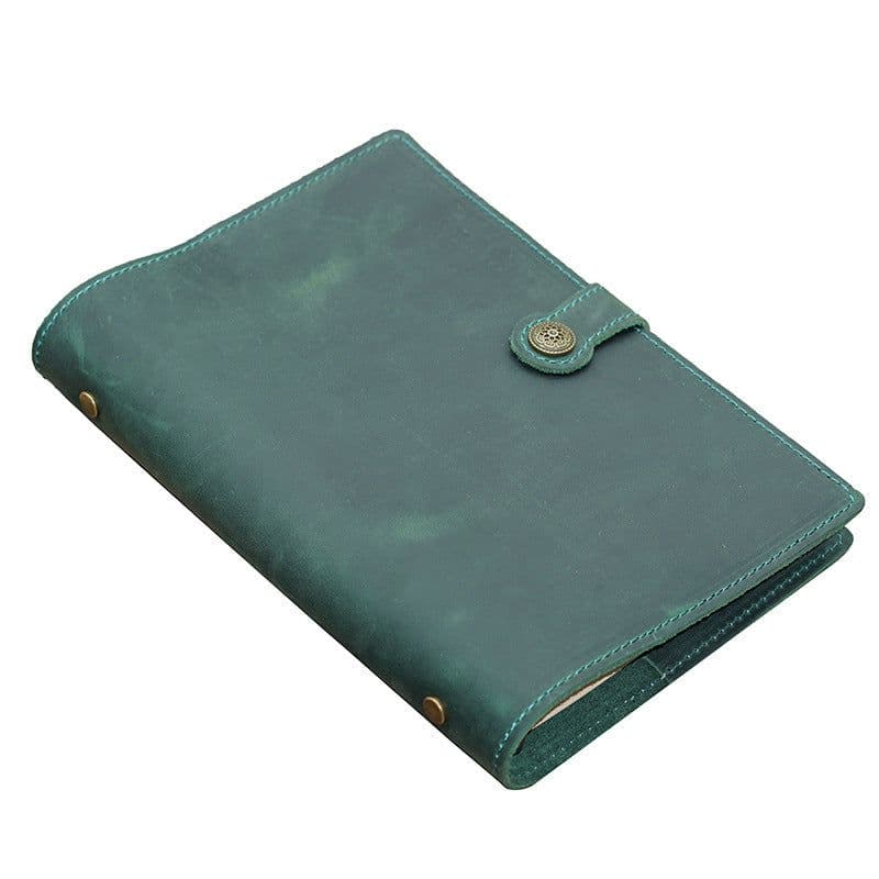image-A5 Binder Handmade Cowhide Notebook
