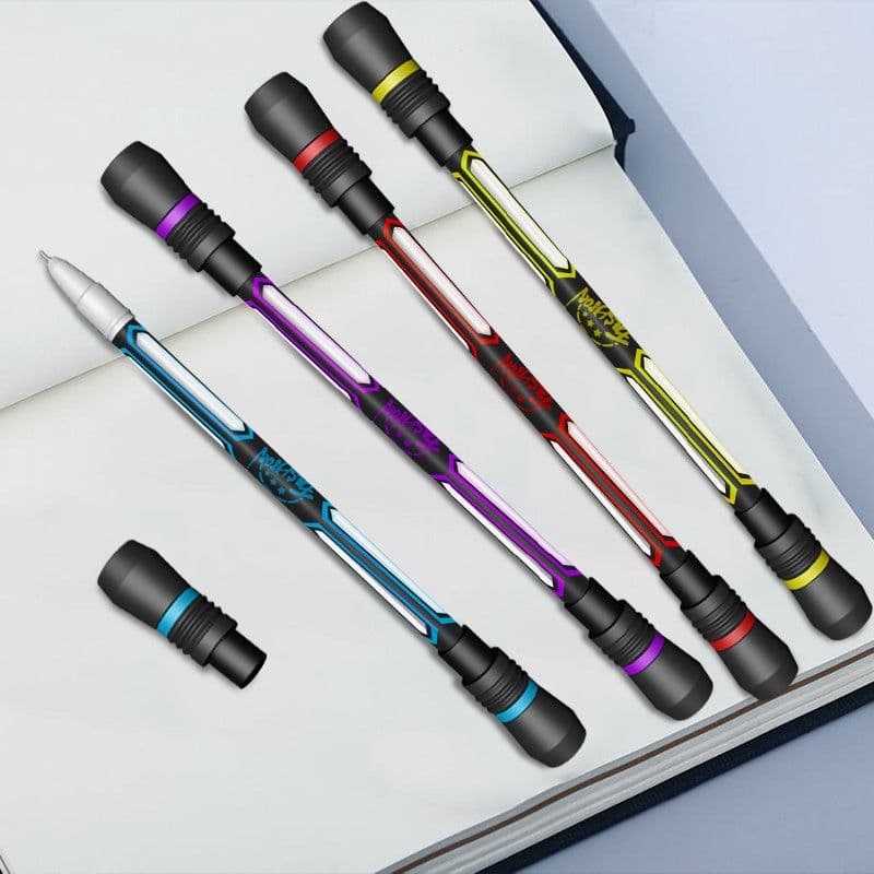image-Frosted Silica Gel Anti Falling Anti Slip Rotary Pen
