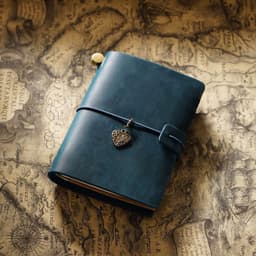 image-Travel Notebook Cowhide Leather Diary Vintage