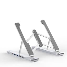 image-Collapsible Portable Bracket For Desktop Cooling Rack
