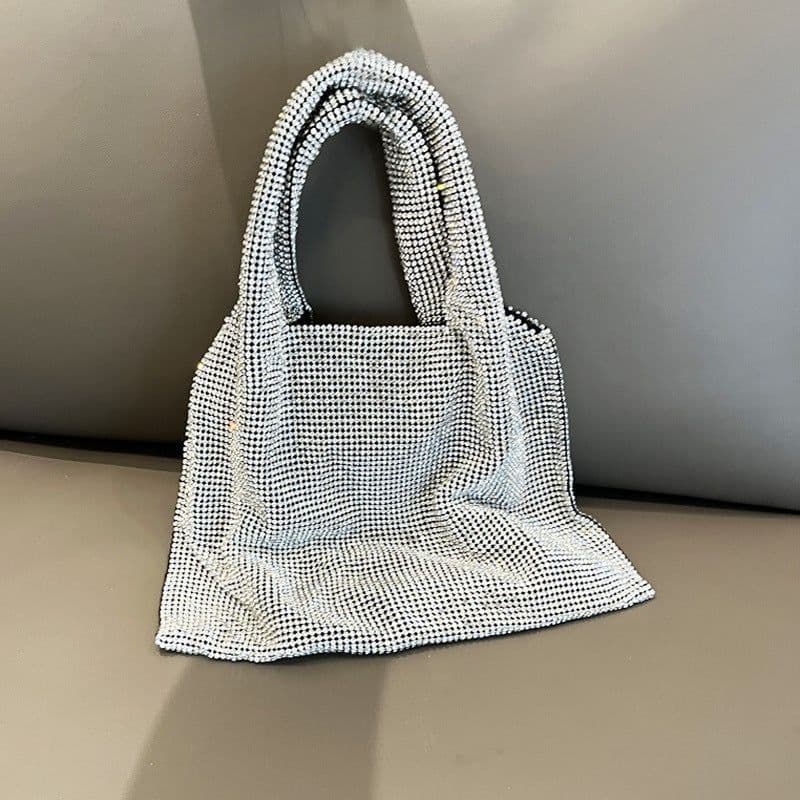 image-Handbag Shiny Rhinestone Dinner Bag Party Lady