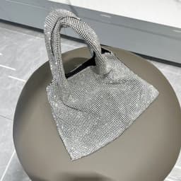 image-Handbag Shiny Rhinestone Dinner Bag Party Lady